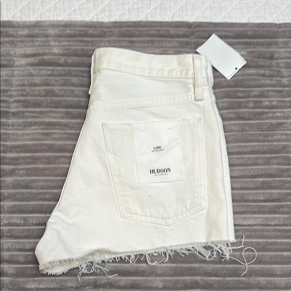 Hudson Jeans white Denim Shorts